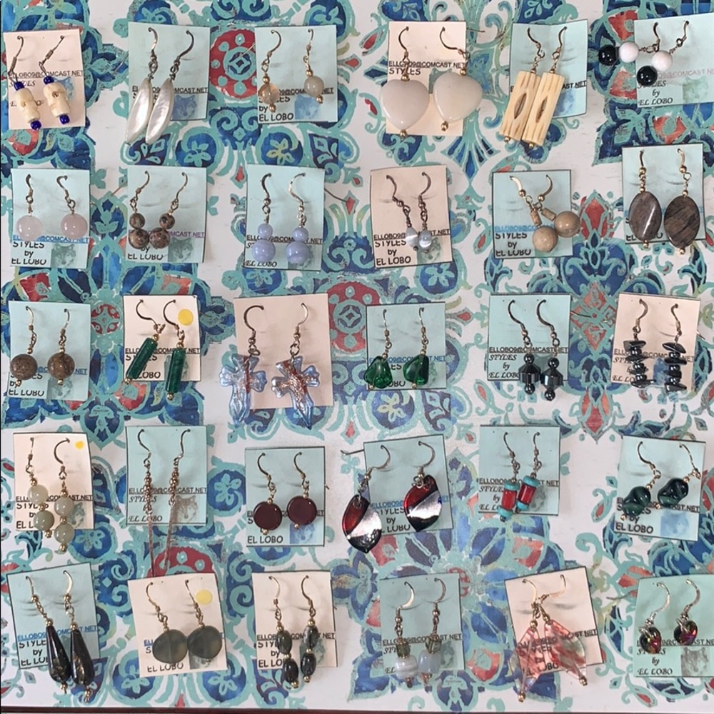 Beautiful handmade earrings!!